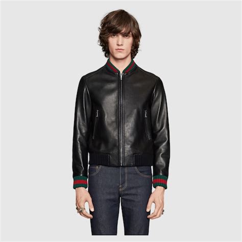 gucci liberty jacket|gucci leather jacket price.